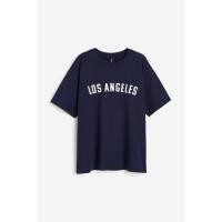 ราคา H M Woman Oversized printed T shirt 1163102 1 (22820623662)