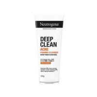 ราคา Neutrogena deep clean acne foaming cleanser นูโทรจีนา ดีพ คลีน แอคเน่ โฟมมิ่ง คลีนเซอร์ 40 100 175ก สูตรป้องกันสิว (17251198045)