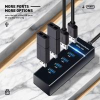 ราคา Actual COD USB 3 0 Extender Multi Port USB One To สี่แยกสายเคเบิลแล็ปท็อป Hub Docking Station 4 Port hub สายusb usb c hub สายต่อusb usb 4 port (18847725807)