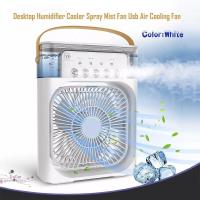 ราคา 3 in 1 USBพัดลมไอน้ํา พัดลมไอเย็น สเปรย์พัดลม พัดลมไอน้ําพ พัดลมพกพา600MLกพา พัดลมไอเย็น (23282739254)