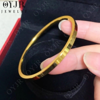 ราคา OYJR กำไลเพชรไม่ลอก กำไลสแตนเลสแท้ กำไลข้อมือ หญิง สวยๆ (18739386297)