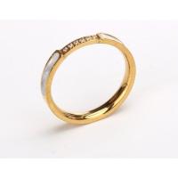 ราคา ฉบับภาษาเกาหลีของเปลือกหอยไมโครกับเพชรมุกไทเทเนียมแหวนเหล็กแนวโน้มแฟชั่นสำหรับผู้ชายและผู้หญิงนางแบบแหวนคู่ (20219755240)