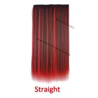 ราคา วิกผมแฟชั่นทรงตรงยาว วิกผมหยิก5คลิปต่อผม สีน้ำตาลไฮไลท์วิกผมสีแดงชมพูฟ้าเขียว (11830822084)