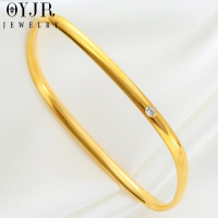 ราคา OYJR กำไลเพชรไม่ลอก กำไลสแตนเลสแท้ กำไลข้อมือ หญิง สวยๆ (18739386293)