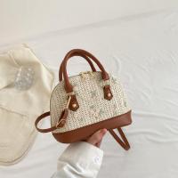 ราคา HNQH กระเป๋าสะพายข้าง กระเป๋าสานมีซิป มีซับใน สายสะพายปรับระดับได้ อะไหล่ทอง (23291782400)