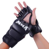 ราคา HikeHaven UFC ถุงมือมวยหนา MMA ถุงมือครึ่งนิ้วหนังเทควันโดถุงมือมวยไทยถุงมือกระสอบทรายถุงมือฝึกแบบมืออาชีพ TKD (23102237494)