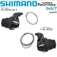 ราคา Shimano Tourney SL RS35 RS25 3 6 7Speed REVOSHIFT Shifter Lever MTB Mountain Bike Original Bicycle Parts (15033431712)