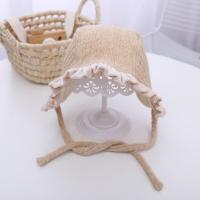 ราคา หมวกเด็กผู้หญิงเจ้าหญิงฤดูใบไม้ร่วงผ้าฝ้ายนุ่มสีทึบเด็กวัยหัดเดินเด็กหมวกปานามาลูกไม้ขึ้นหมวกทรงถังชายหาดสำหรับเด็ก0 3ปี (10504213749)