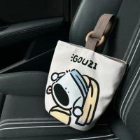 ราคา กระเป๋าผ้าใบทรงถังลายสุนัขรูปทรงกลมสไตล์เกาหลีสำหรับเด็กผู้หญิง กระเป๋าใส่ของกลางแจ้งแบบถือได้ กระเป๋าสะพายไหล่แบบลำลอง (23232051887)