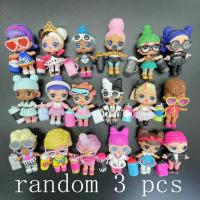 ราคา SI958 3pcs สาวสะสม ตุ๊กตาสัตว์เลี้ยงน่ารัก 8ซม ค่ะ ถ้วยที่ถอดออกได้ ตุ๊กตา LOL ของเล่นคอลเลกชันจำกัด ชุดหายาก ตุ๊กตางานอดิเรก บ้านเด็กเล่น (23157985603)