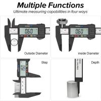 ราคา เวอร์เนียร์ เวอร์เนีย ดิจิตอล vernier caliper digital เวอร์เนียคาลิปเปอร์ดิจิตอล 6 นิ้ว สีเงินสแตนเลสดิจิตอลอิเล็กทรอนิกส์เวอร์เนียคาลิปเปอร์ 0 150mm อิเล็กทรอนิกส์ดิจิตอลคาลิปเปอร์คาร์บอนไฟเบอร์สายเว