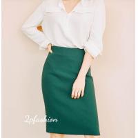 ราคา กระโปรงทำงาน กระโปรงทรงดินสอผ่าหลังทับ กระโปรงทรงสวย (20241800194)