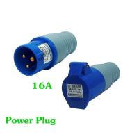ราคา ซื้อ1แถม1 ปลั๊กอุตสาหกรรม ตัวผู้ 3 ขา 2P E 16A 220V ตัวผู้ ตัวเมีย Power Plug ปลั๊กเพาเวอร์ พาวเวอร์ปลัีก ตัวผู้16a power plugs พาวเวอร์ปลั๊ก ชุดเพาเวอร์ปลั๊ก สำหรับงานไฟฟ้า แข็งแรง ทนทาน ตราซันเทค ข 