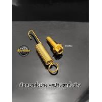 ราคา น๊อตขาตั้งข้างเวฟเฟืองสูง สปริงขาตั้งข้าง 1 ชุดได้ 2 ชิ้น (22820773157)