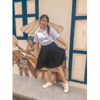 ราคา กระโปรงนักศึกษาพลีทจีบรอบยาว 14 36 นิ้ว เอวฟรีไซส์23 34นิ้ว เอวXL 35 40นิ้ว เอวXXL 40 45นิ้ว มีกระเป๋าฟรีไซส์23 34นิ้ว (22984256412)