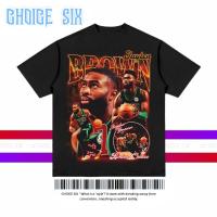ราคา สินค้าใหม่มาแรง เสื้อยืดฟอก NBA แชมเปี้ยนส์ Brown MVP เท่ๆ แฟชั่น oversize ผ้าฝ้าย 100 เท่ๆวินเทจ S 5XL 02 (22096725941)