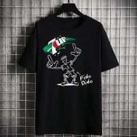 ราคา เสื้อยืดแขนสั้น DSO Pepsi 7Up Fido Dido It S Cool Retro Men T Shirt เสื้อยืดลำลองฤดูร้อน S 5XL (21236688890)
