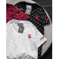 ราคา New เสื้อยืดแขนสั้น ชายหญิง งานปัก งานป้าย CC OO NO 86 S M L XL ผ้า Cotton 100 นิ่มใสสบายแพทเทิร์นทรงตรง (20690441754)