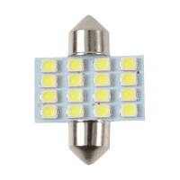 ราคา 2 ชิ้น สีขาว ไฟเพดานรถยนต์ LED COB 31mm ไฟเพดาน รถยนต์ ไฟ กลาง เก๋ง ไฟ ส่อง สัมภาระ High Brightness White LED Reading Lights (23191599022)