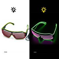 ราคา แว่นตาเรืองแสง LED ฮาโลวีนเรืองแสงนีออนปาร์ตี้คริสมาสต์แว่นตาสะท้อนแสงเรืองแสงเครื่องแต่งกายของเทศกาลแก้ว (22914030128)