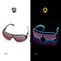 ราคา แว่นตาเรืองแสง LED ฮาโลวีนเรืองแสงนีออนปาร์ตี้คริสมาสต์แว่นตาสะท้อนแสงเรืองแสงเครื่องแต่งกายของเทศกาลแก้ว (22914030135)