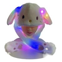 ราคา SADIE สัตว์สัตว์สัตว์ หมวกกำมะหยี่เคลื่อนไหวได้เรืองแสง การ์ตูนลายการ์ตูน ที่อุ่นคอ หมวกปิดหูรูปสัตว์ หมวกดักสัตว์ คุโรมิ หมวกสัตว์ประดับศีรษะ ฤดูหนาวในฤดูหนาว (22878056232)