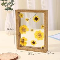 ราคา กล่องใส่ดอกไม้ DIY สามมิติติดผนัง กรอบรูปใส่ใบไม้ กรอบรูปสไตล์วินเทจ กรอบรูปไม้ กรอบรูปแต่งห้อง (22950108194)