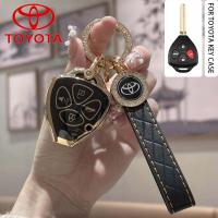 ราคา toyota เคสกุญแจรีโมทรถยนต์ vigo innova altis camry 2 0 camry พวงกุญแจรถ (23205619201)