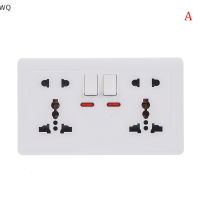 ราคา WQ Wall Power Socket Universal 5 Hole 2 1A Dual USB Charger Port SOCKET (22239735518)