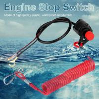 ราคา Kill Stop Switch Motorcycle Outboard Lawn Mowers Emergency Engine Kill Stop Switch W Tether Lanyard Cord (19791385232)