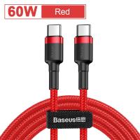 ราคา Baseus สายชาร์จ USB C ถึง USB C 100W PD สายชาร์จ 5A Type C สายชาร์จสำหรับ Apple MacBook iPad Pro Samsung Galaxy Note10 Note 20 S10 Plus S9 S8 Plus Pixel Xiaomi Switch และอื่นๆ (10334445820)