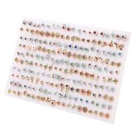 ราคา 100คู่ เซ็ตMulti สไตล์ผลไม้ที่มีสีสันดอกไม้คริสตัลคริสตัลรูปทรงเรขาคณิตต่างหูเม็ดกลมชุดสำหรับหญิงสาวพลาสติกต่างหูเครื่องประดับของขวัญ (4912798881)