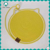 ราคา Woven Cotton Cord Cat Scratch Mat Self Hi Ball Sleeping Mat Washable Magic Catch Cat Claw Mat Cat Toy (22269818494)