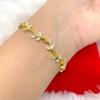 ราคา สร้อยข้อมือใบมะกอก สร้อยข้อมือทองชุบ พร้อมส่ง (12547330168)