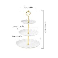 ราคา ขาตั้งถาดเค้ก makaron 3ชั้น nampan buah ถ้วยตู้โชว์เค้กยืนตู้โชว์เค้ก nampan buah พลาสติกแห้งตกแต่งโต๊ะปาร์ตี้ (23085188431)