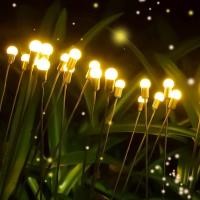 ราคา ไฟปักสนาม หิ่งห้อย 6 10 LED ไฟสวนโซล่าเซลล์ กลางแจ้ง กันน้ำ โคมไฟพลังงานแสงอาทิตย์ สําหรับตกแต่งสวน และสนามหญ้ากลางแจ้ง (23000029230)