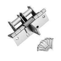 ราคา Automatic Door Closer Spring Hinges 4 Inch Self Closing Door Hinge 90 Positioning Spring Hinges Multifunctional Hidden Positioning Door Hinge with Screws Door Hardware Accessories (22404582360)