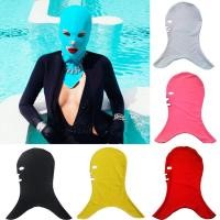 ราคา Facekini หมวกว่ายน้ำกันแดดหน้ากากสวมหัวในสระว่ายน้ำแบบระบายอากาศได้หมวกว่ายน้ำหน้าป้องกัน UV จากแสงแดด (18792771175)