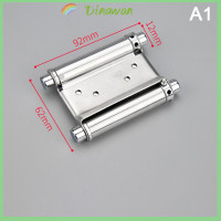 ราคา Dinawan ประตูแบบบานพับคาวบอย1ชิ้นสแตนเลสขาสปริงเปิดได้สองด้าน (20120777310)