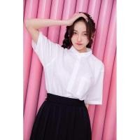 ราคา เสื้อนักศึกษาคอจีน เสื้อคอจีน ทรงบอย ผ้าดิบ ผ้าคอมทวิว สีขาวนวล ใส่ได้ทั้งผู้หญิงและผู้ชาย (17946451722)
