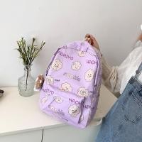 ราคา LVOD กระเป๋านักเรียนผู้หญิงน่ารักรูปแบบคุกกี้พิมพ์ความจุขนาดใหญ่กระเป๋าเป้สะพายหลังคู่น่ารักสดสำหรับนักเรียน (23150156415)