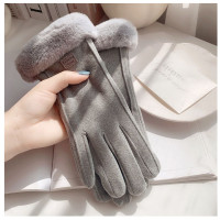 ราคา พร้อมส่ง ถุงมือกันหนาว ถุงมือขอบขน เล่นมือถือได้ กันหนาว กันลม 20 อบอุ่น น่ารัก ลุยหิมะ ส่งไว (23310529148)