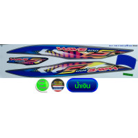 ราคา สติ๊กเกอร์ Honda WAVE 100S รุ่น9 ปี2006 u box สติ๊กเกอร์ เวฟ100S รุ่น9 ปี2006 ยูบ็อค สีสวย สีสด สีไม่เพี้ยน (1620260718)