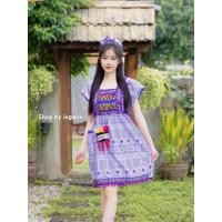 ราคา ชุดดอยน่ารักๆ ชุดเดรสพื้นเมือง ชุดชาวเขา ใส่เที่ยวเหนือ สินค้าพร้อมส่ง (23271823803)