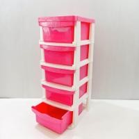 ราคา ชั้นวางของ ตู้ลิ้นชักพลาสติก 5 ชั้น ถอดประกอบได้ ลิ้นชักเก็บของ ขนาดเล็กใส่เครื่องประดับ อุปกรณ์เครื่องมือได้ ส45 ก17ล22 cm No 5 ทำจากพลาสติก หนา แข็งแรง ทนทาน ส่งจากไทย (22519876967)