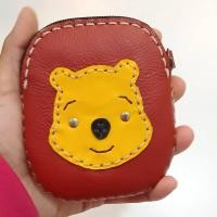 ราคา กระเป๋าใส่เหรียญทรงสูง หมีYellow หนังแท้ กว้าง3 75นิ้ว สูง4นิ้ว (22687210550)