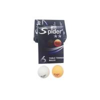 ราคา ลูกปิงปอง ตรา Spider สีขาวสีส้ม 6 ลูก กล่อง (22816416761)