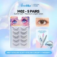 ราคา Amolika 5D ขนตาปลอม ขนตาปลอมธรรมชาติ ขนตา ขนมิงค์แบบธรรมชาติ 5 คู่ Eyelashes (23116746858)