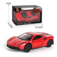 ราคา Childrens toy car โมเดลรถโลหะผสมจำลองของเล่นเด็กดึงกลับไฟโมเดลรถของเล่นเด็กตกแต่งรถ (23116643303)
