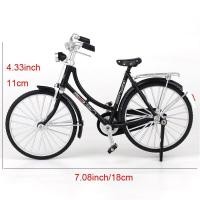 ราคา โมเดลจักรยานของเล่น 1 10 มินิโลหะผสมของเล่นจักรยานโลหะผู้ชายและผู้หญิงจำลองจักรยานวินเทจย้อนยุคของเล่นจักรยานไม่จำเป็นต้องติดตั้งสีดำสีแดง (22855179189)